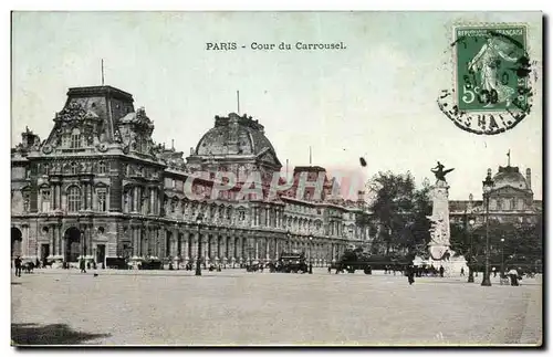 Paris - 1 - Cour du Carrousel - Ansichtskarte AK