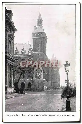 Paris - 1 - Palais du Justice - Horloge - Collection Petit Journal Ansichtskarte AK