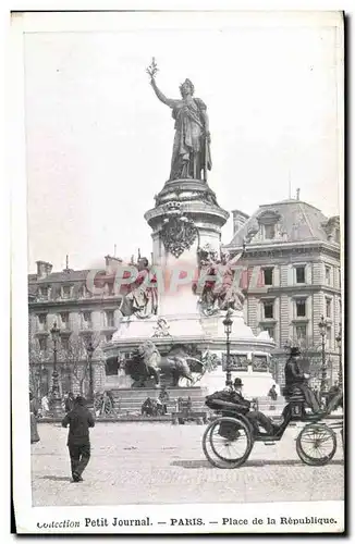 Paris - 11 - Place de la Republique - automobile - Collection Petit Journal Ansichtskarte AK