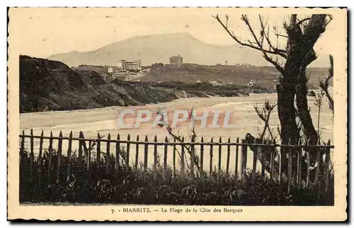 Biarritz - La Plage de la Cote Basque - Cartes postales