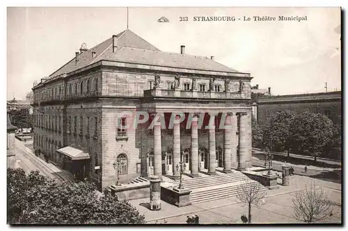 Strasbourg - Strassburg - Theatre Municipal - Ansichtskarte AK