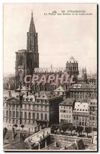 Strasbourg - Strassburg - Le Palais de Rohan et la Cathedrale - Cartes postales