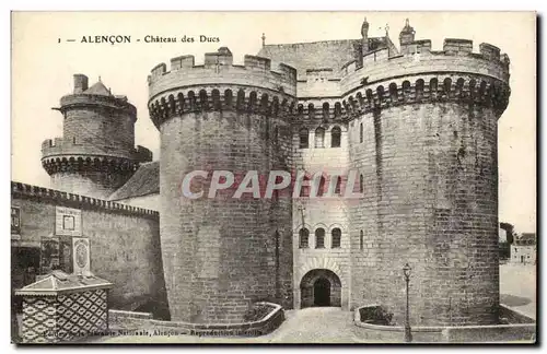 Alencon - Chateau des Ducs - Cartes postales