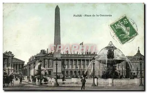 Paris Cartes postales Place de la Concorde