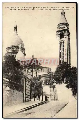 Paris Cartes postales Basilique du Sacre Coeur de montmartre