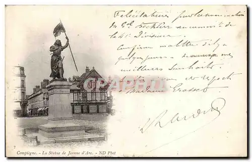 Compiegne Cartes postales La statue de Jeanne d&#39arc