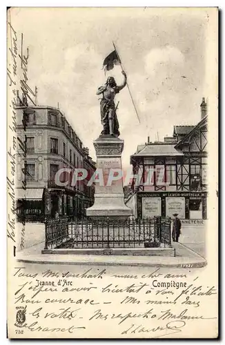 Compiegne Cartes postales La statue de Jeanne d&#39arc