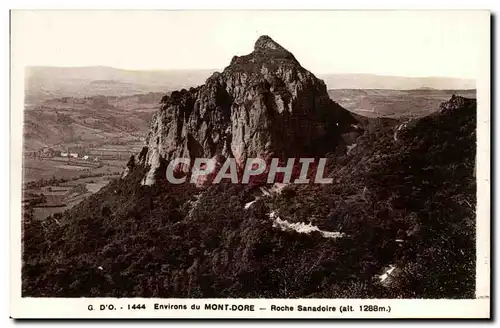 Ansichtskarte AK Environs du Mont Dore Roche sanadoire