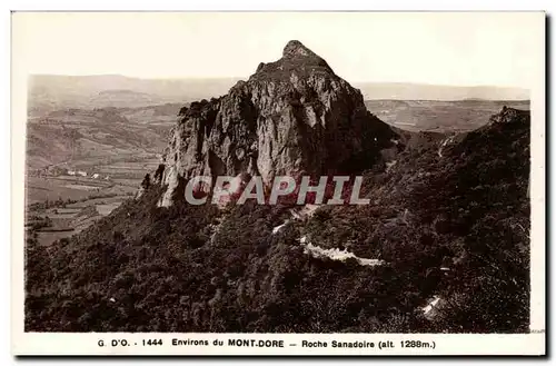 Ansichtskarte AK Environs du Mont Dore Roche Sanadoire