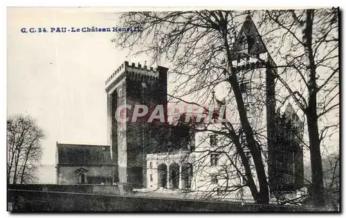 Cartes postales Pau Le chateau Henri IV