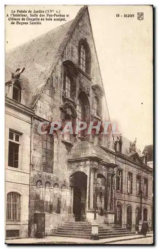 Ansichtskarte AK Dijon Palais de justice