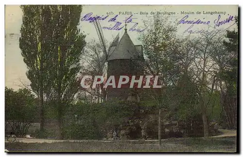 Paris Ansichtskarte AK Bois de Boulogne Moulin de Longchamp