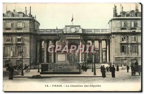 Paris Cartes postales La chambre des deputes