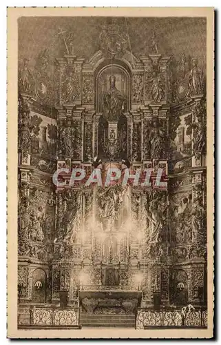 Cartes postales Collioure Interieur de l&#39eglise Le retable