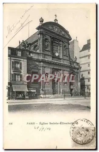 Paris Cartes postales Eglise Sainte Elisabeth