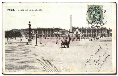 Paris Cartes postales Place de la Concorde