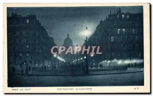 Paris Cartes postales Rue Soufflot Le Pantheon