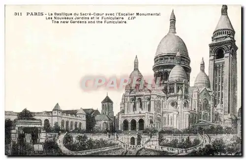 Paris Cartes postales Basilique du Sacre Coeur de Montmartre