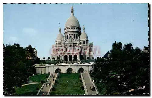 Paris Moderne Karte Sacre Coeur montmartre