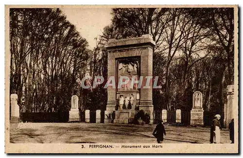 Perpignan Cartes postales Monument aux morts