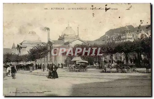 Ansichtskarte AK Auvergne La Bourboule Etablissement des thermes