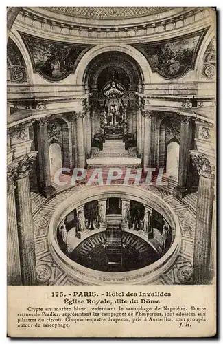 Paris Cartes postales Hotel des Invalides Eglise royale dite du Dome Tombeau de Napoleon