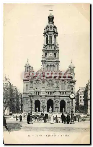 Paris Cartes postales Eglise de la Trinite