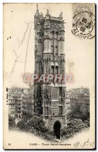 Paris Cartes postales Tour Saint Jacques