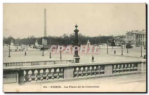 Paris Cartes postales place de la concorde