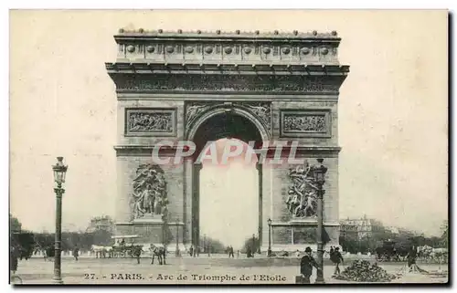 Paris Cartes postales Arc de triomphe de l&#39etoile