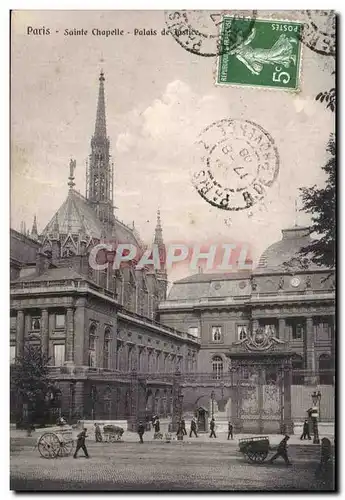 Paris Cartes postales Saint Chapelle Palais de justice