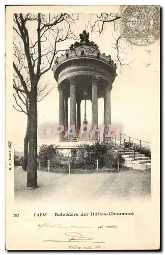 Paris Ansichtskarte AK Belvedere des Buttes Chaumont