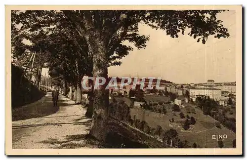 Cartes postales La Louvesc Boulevard des elegants et la ville