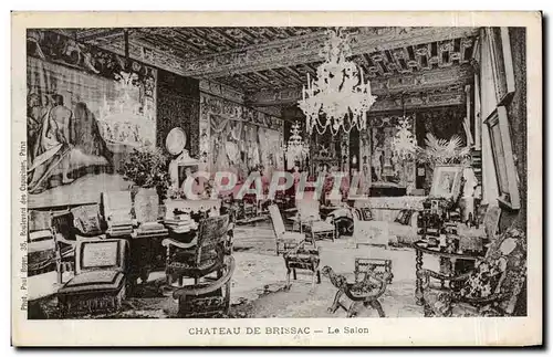 Cartes postales Chateau de Brissac Le salon