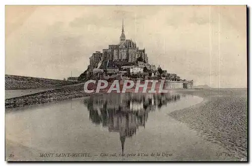 Cartes postales Mont Saint Michel Cote sud