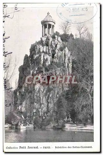 Ansichtskarte AK Paris Belevedere des Buttes Chaumont