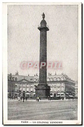 Cartes postales Paris La colonne Vendome