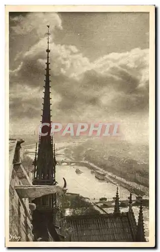 Ansichtskarte AK Paris Vue panoramique prise du haut des Tours de Notre Dame