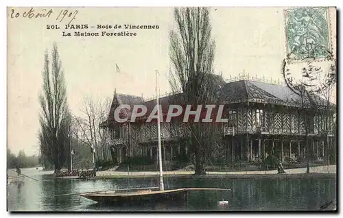 Cartes postales Paris Bois de Vincennes La maison forestiere