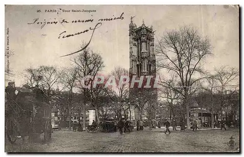 Cartes postales Paris Tour Saint Jacques