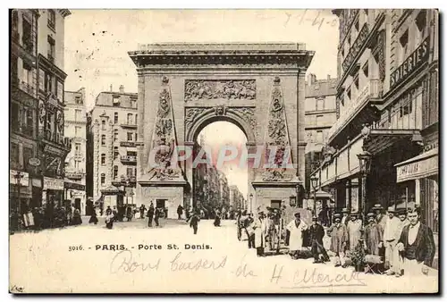 Cartes postales Paris porte St Denis