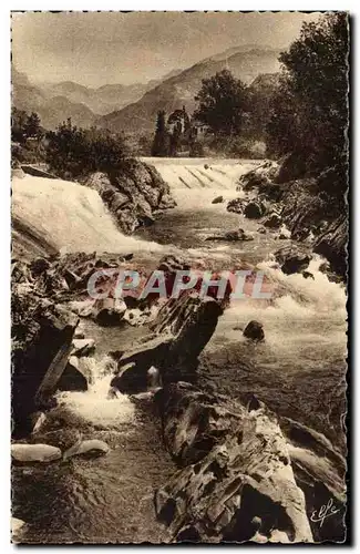 Ax les thermes Cartes postales Chute principale de l'ariege Castelet Vallee d'Orlu