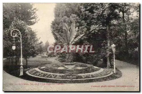 Luchon Cartes postales Le parc du casino