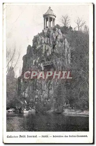 Paris Ansichtskarte AK Belevedere des Buttes Chaumont