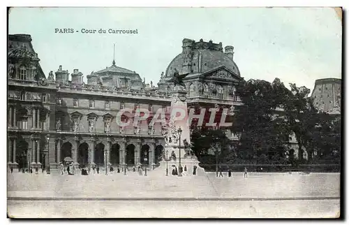 Paris Ansichtskarte AK Cour du Carrousel