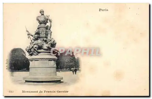 Paris Cartes postales Monument Francis Garnier