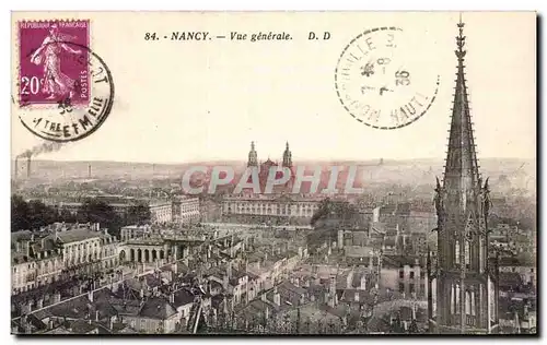 Cartes postales Nancy Vue generale