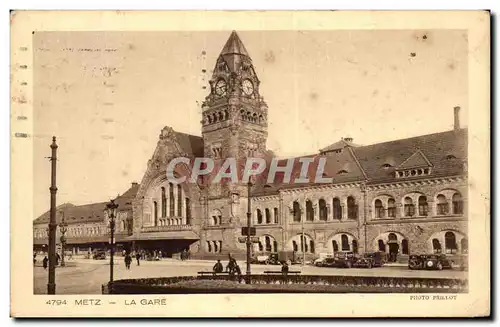 Cartes postales Metz La gare