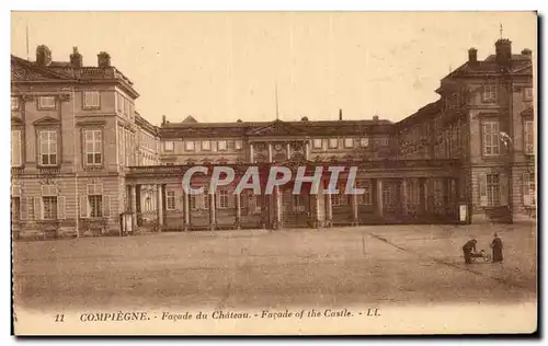 Ansichtskarte AK Compiegne Facade du chateau