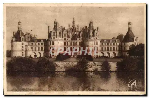 Ansichtskarte AK Chambord Le Cosson et facade Nord Ouest du chateau